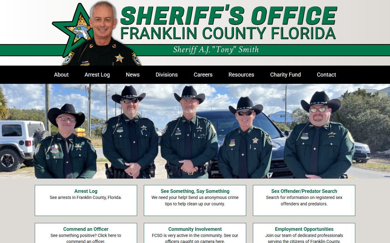 Franklin County Sheriff's Office homepage