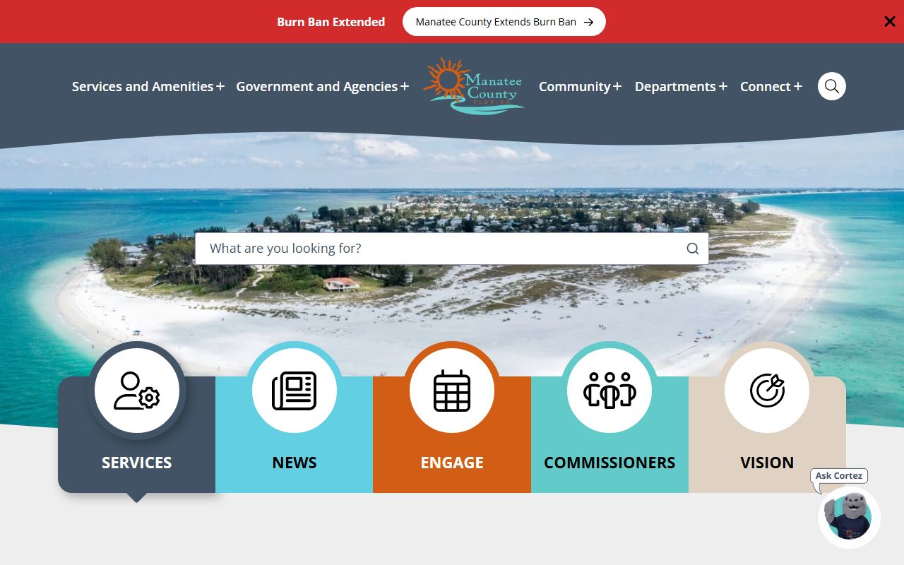 Manatee County official homepage